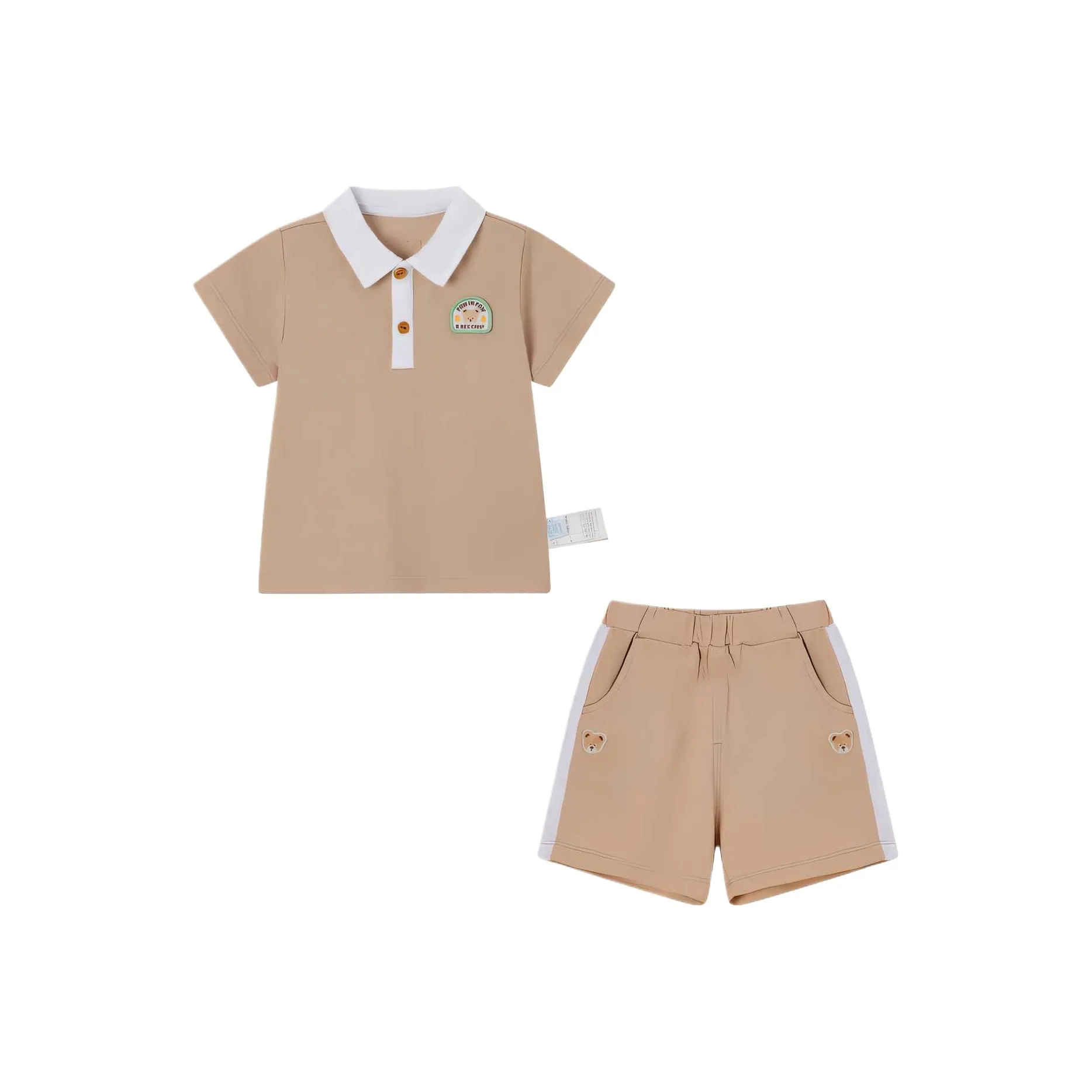 PAW IN PAW Повседневная спортивная одежда 2 предмета комплект бежевый для младенцев и малышей