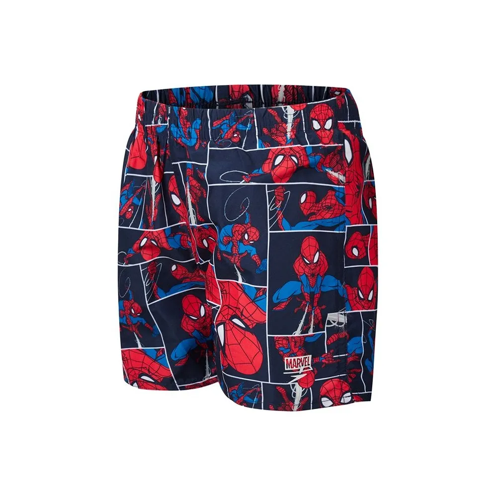 Speedo x MARVEL/, Детский купальник, морской синий / вулканы, красный / небесно-голубой, для детей 3-7 лет