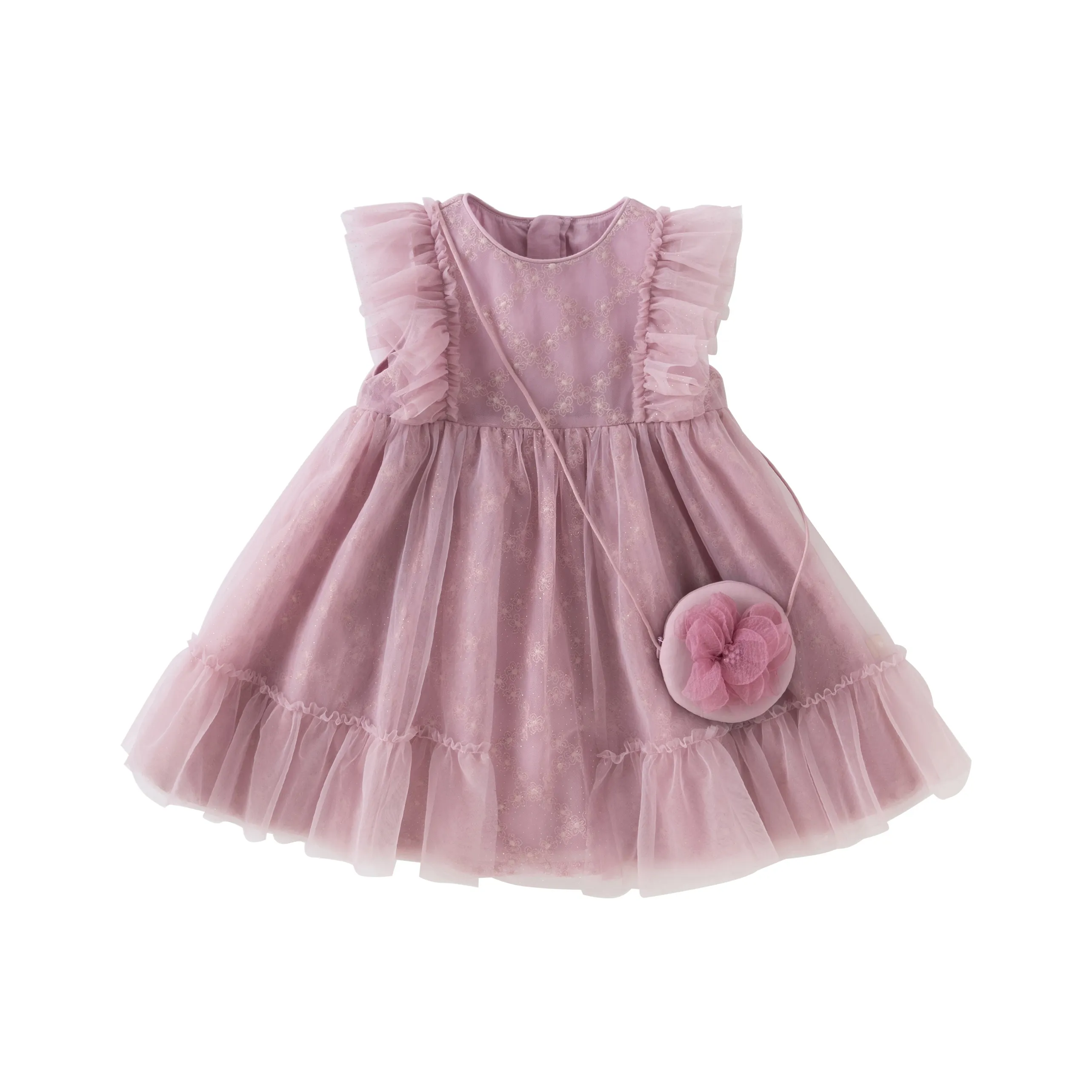 DAVE BELLA Платье Серо-фиолетовое для детей 3-7 лет