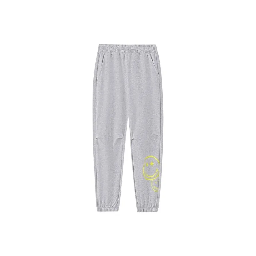 Подростки Skechers Kids x SmileyWorld Вязаные Тренировочные Штаны Светлый Фотиния Серый 04A6