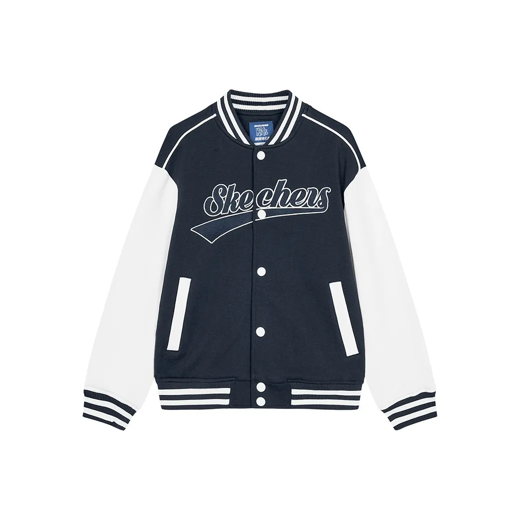 Skechers Бейсбольная куртка Colorful Темно-синий Синий Унисекс