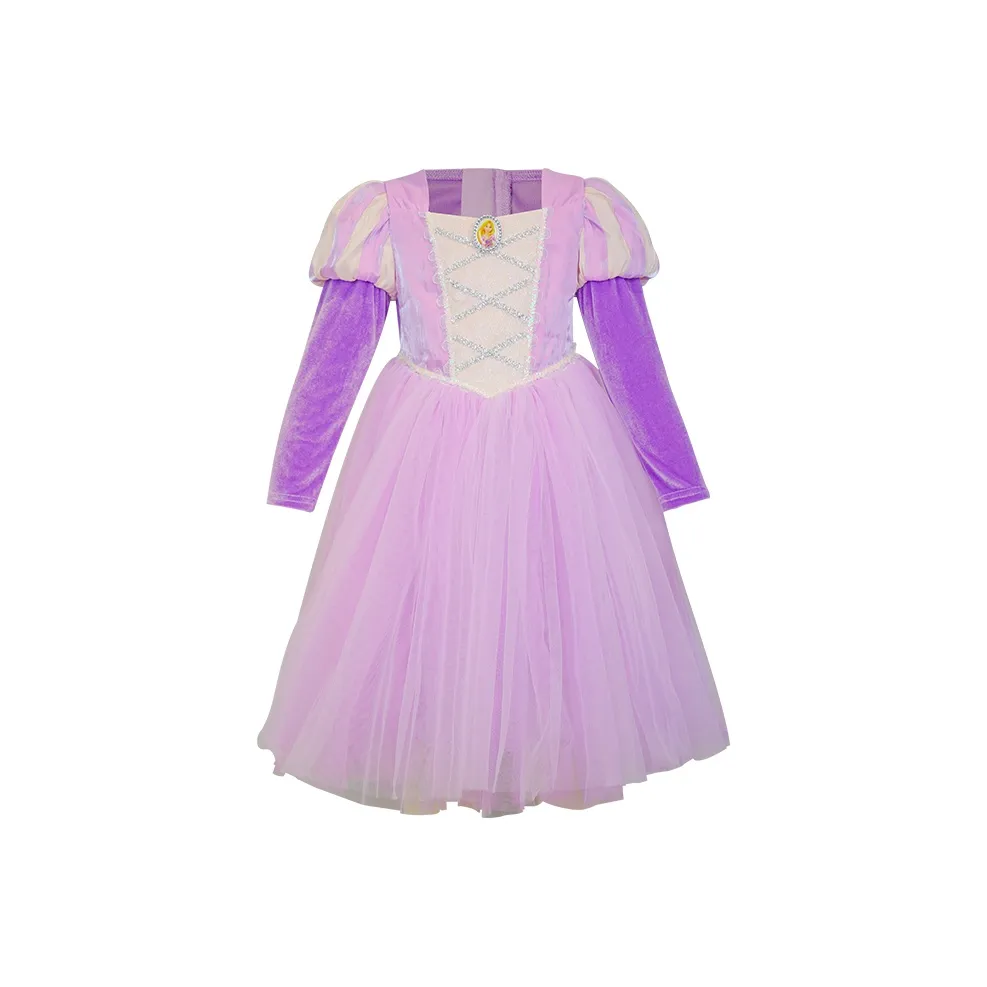 IKALI Платье Фиолетовое для детей 3-7 лет