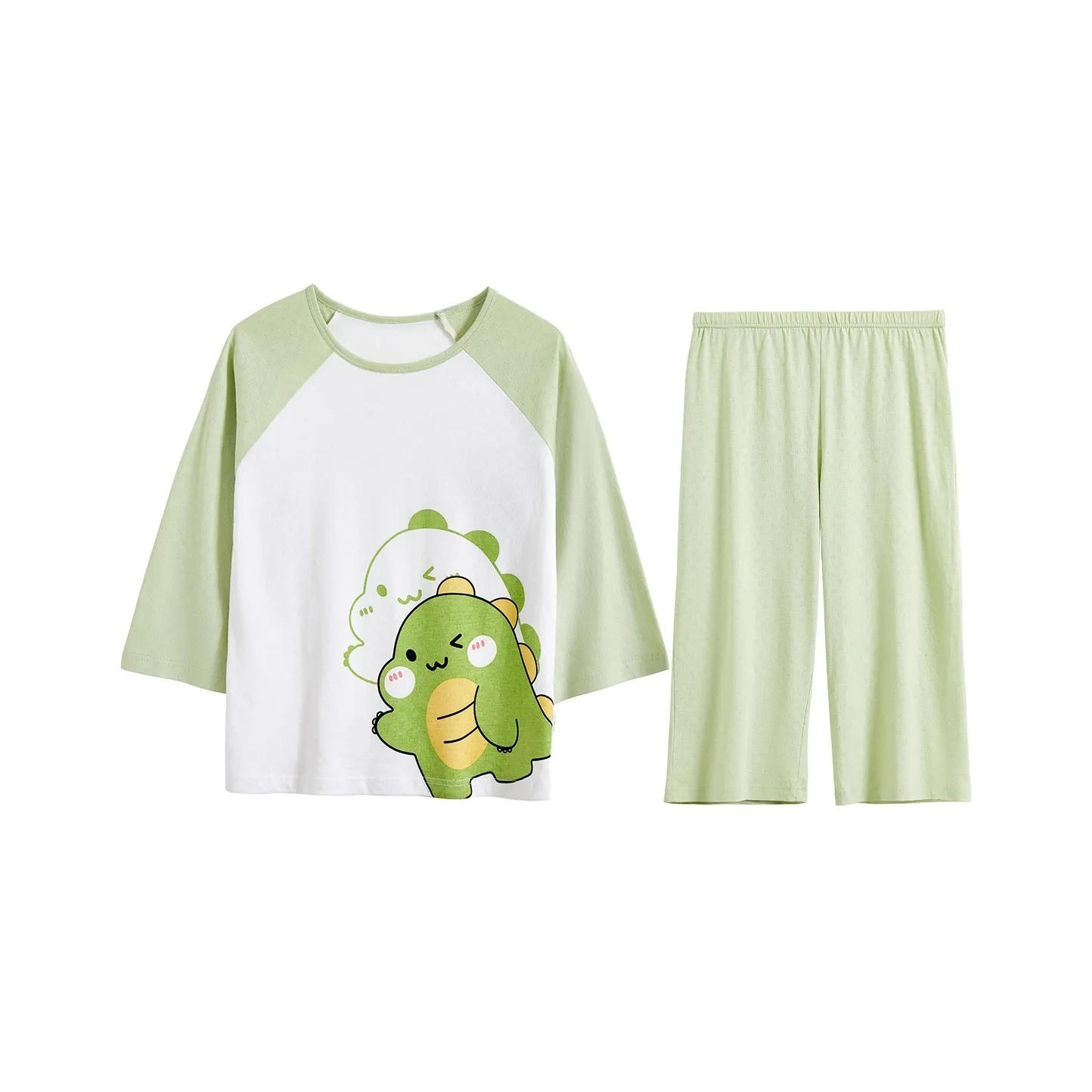 MQD Домашняя одежда Фруктовый зеленый Динозавр Детский