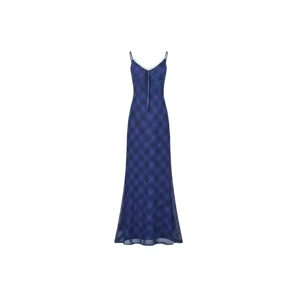 PAZZO Slip Dresses Women's Blue