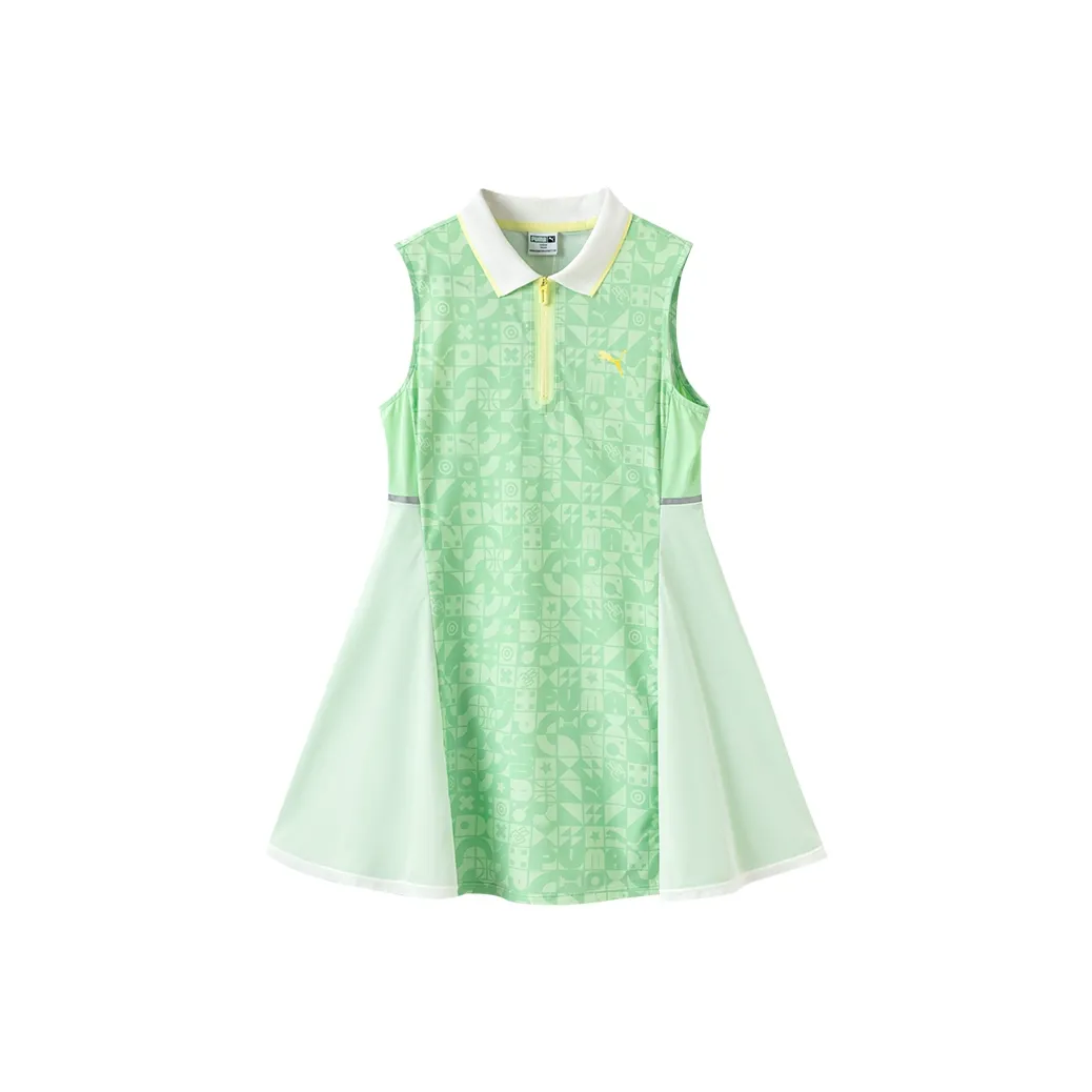 PUMA Платье Sportstyle Series Изумрудно-зеленый 40201 Для детей 3-7 лет