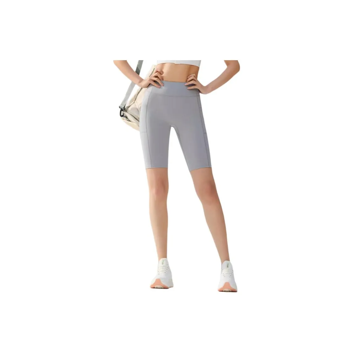 ANTA ZONGXUNXILIE Спортивные шорты Женские Wild Reed Серый