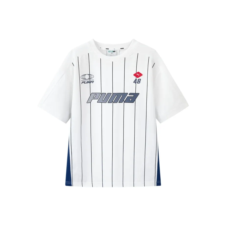 PUMA T-Shirt Sportstyle Series SS25 Белый Синий Тон 00318 Детский