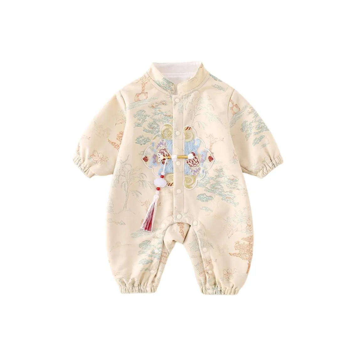 XiaoJinBu Комбинезон Ecru для младенцев и малышей