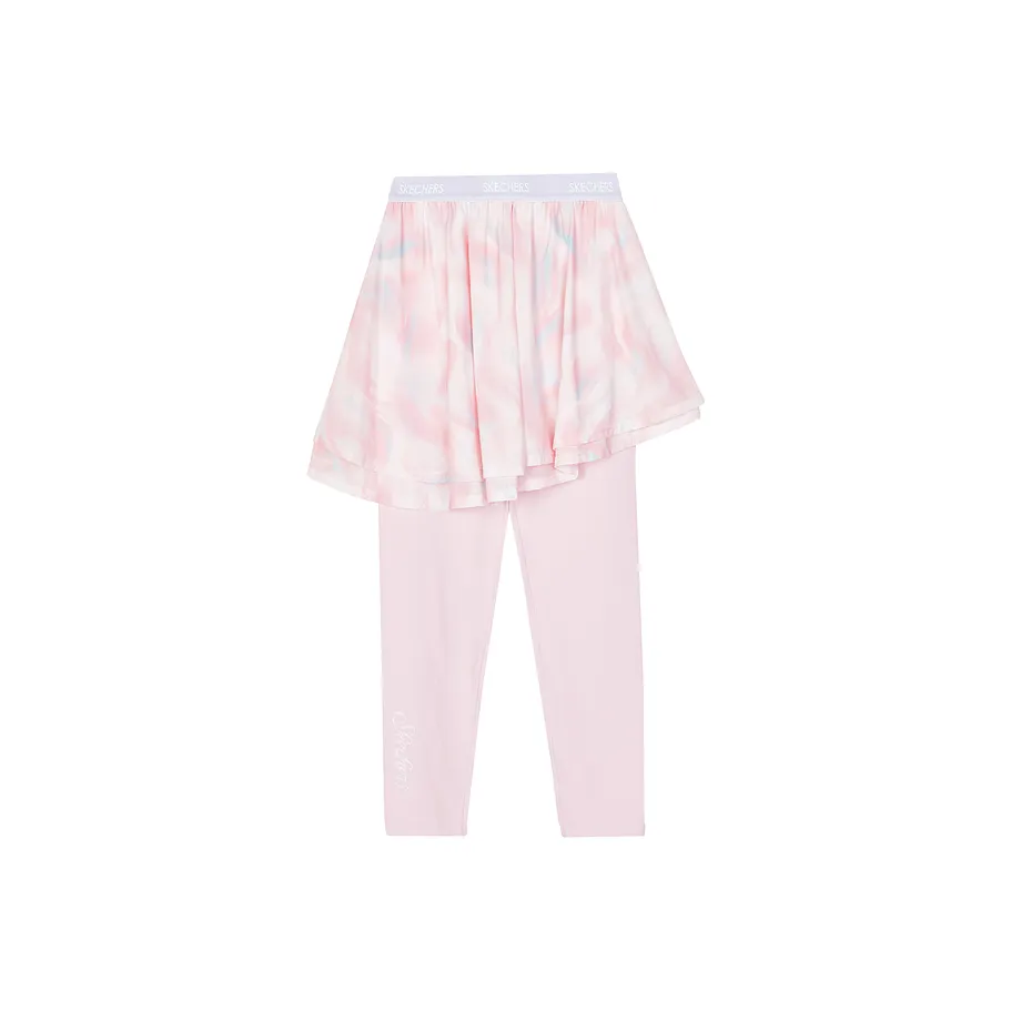 Skechers Kids Леггинсы Подростки Розовый Градиентный Призрачный Все С принтом