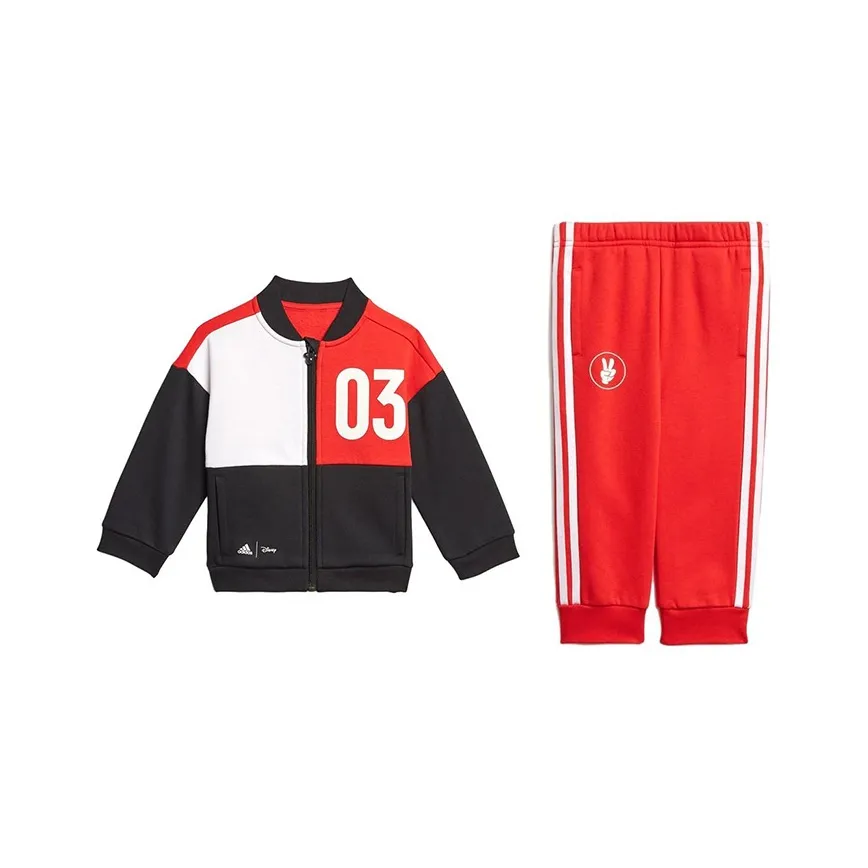 Adidas x Disney Комбинезоны и ползунки Черный Свежий Красный для детей 3-7 лет