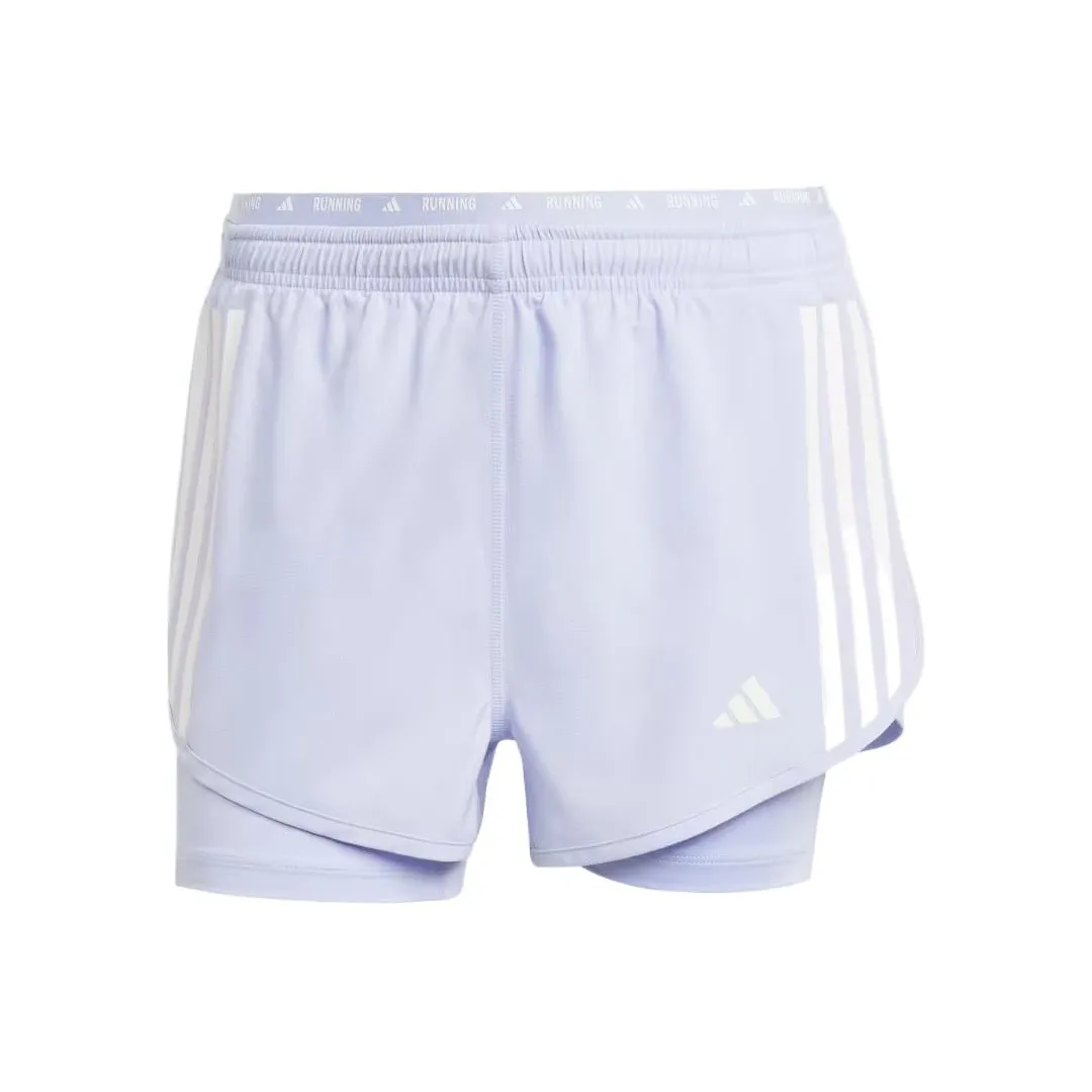 Adidas Own The Run Own The Run 3S Sports Shorts Women's Purple