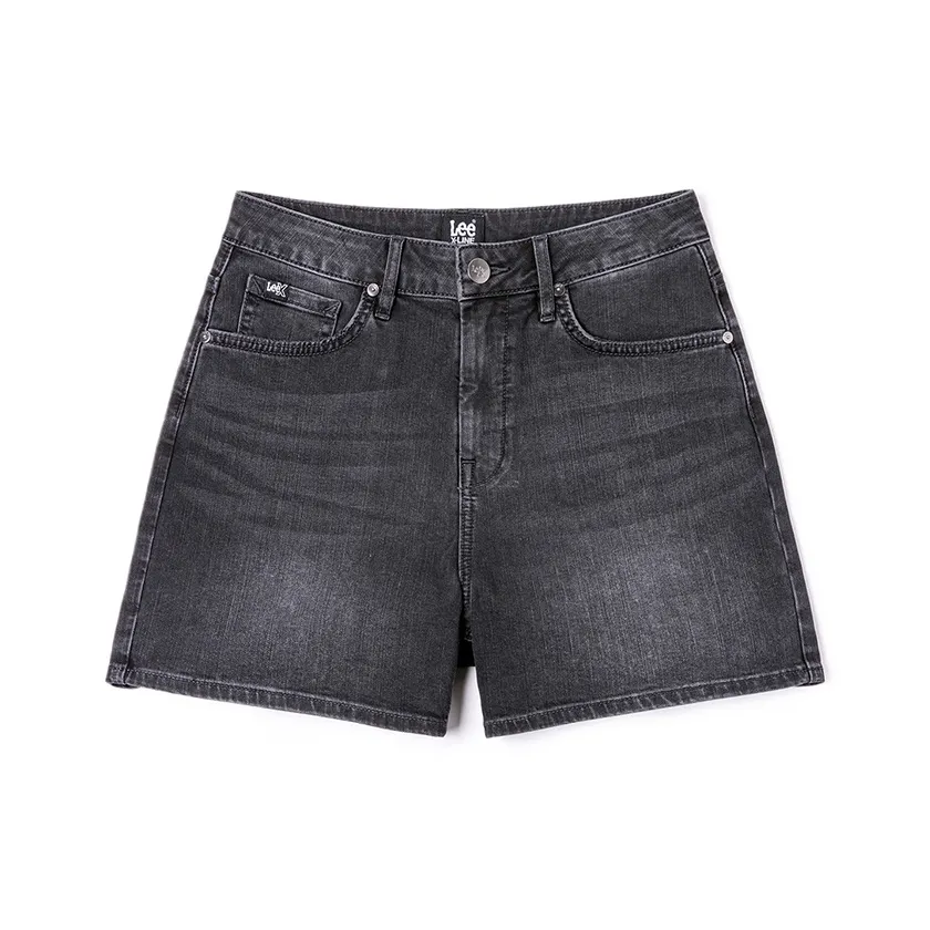 Ли совместный модель SS25 Шорты Женские Черный Серый