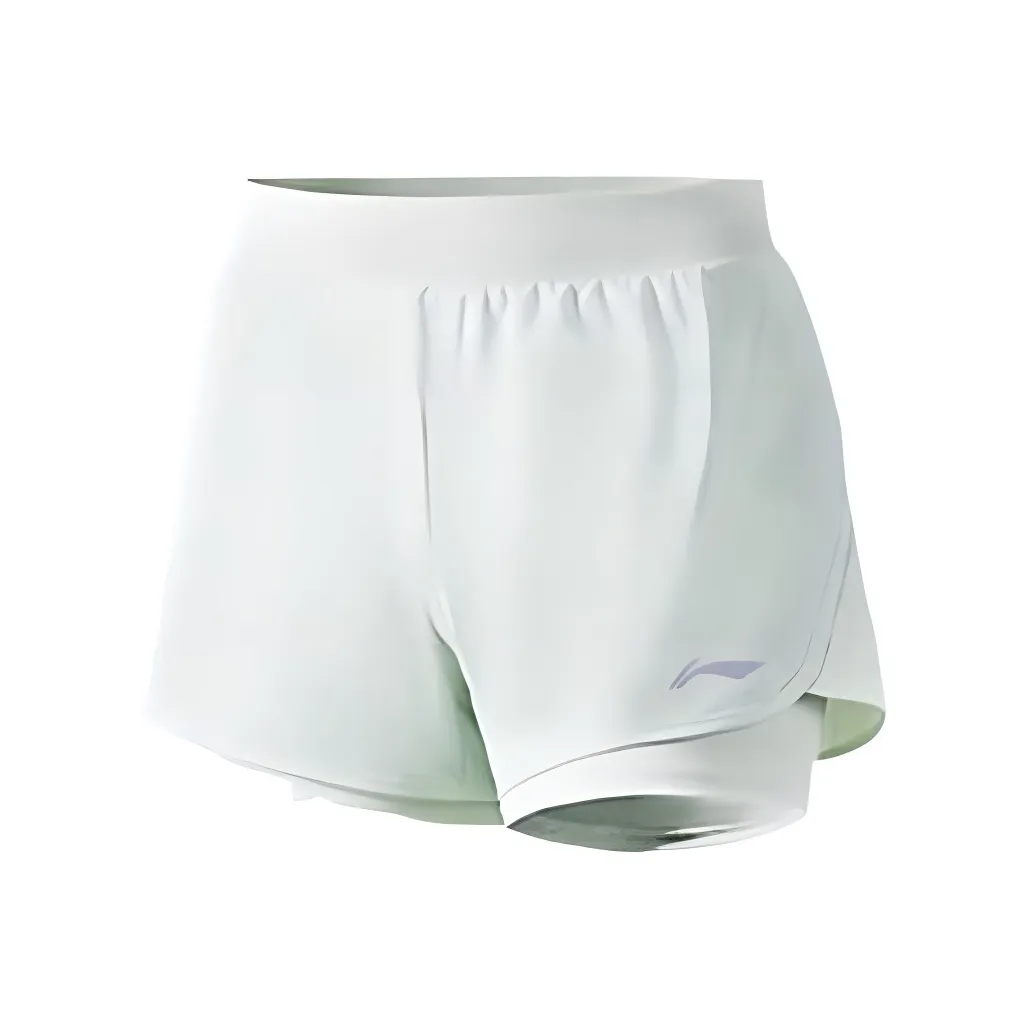 Спортивные шорты с подкладкой женские светло-синие Bowl