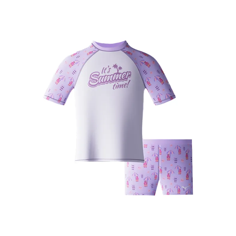 Mizuno Детский купальник Светло-фиолетовый Подростки