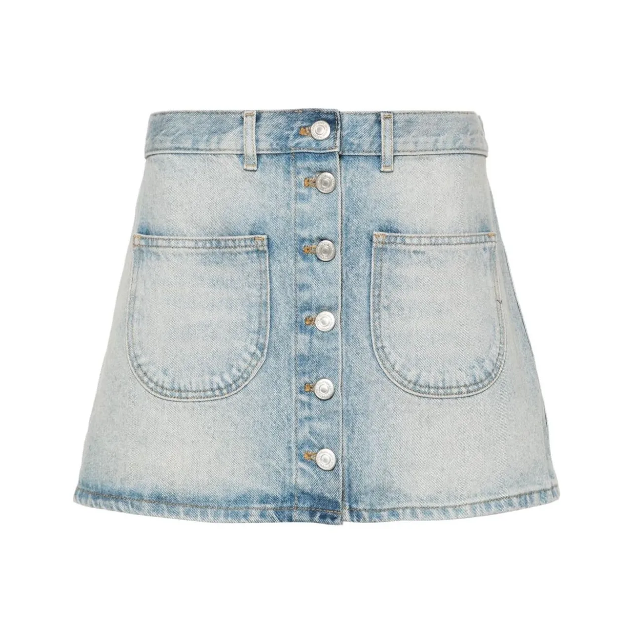 Courrèges Multiflex Denim Mini Skirt
