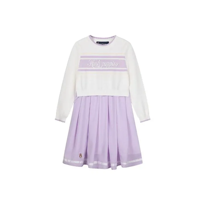 Hush Puppies Платье SS25 Ледяной Фиолетово-синий Детский возраст 3-7 лет