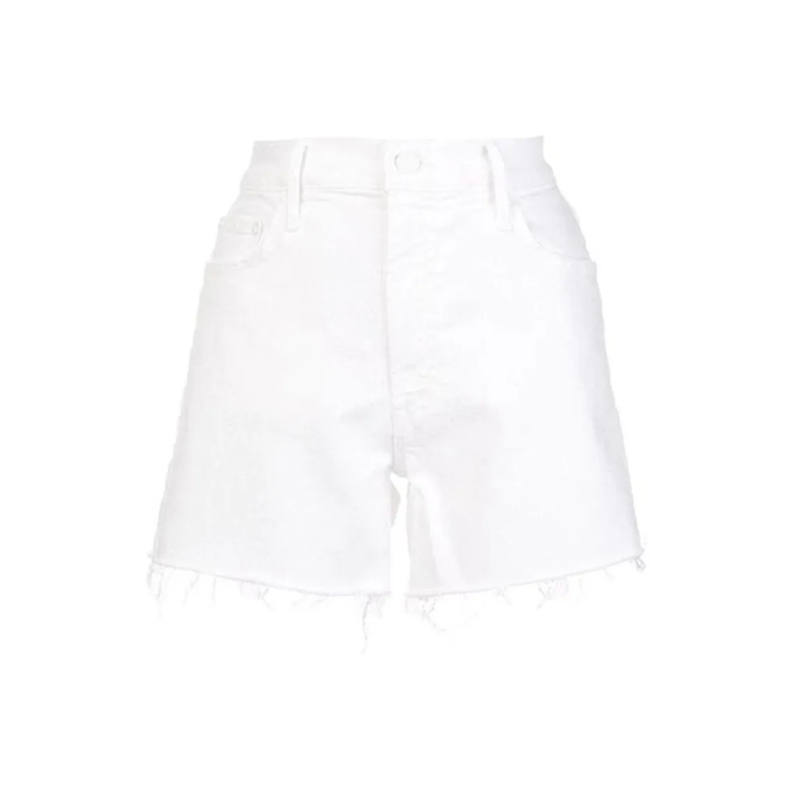 MOTHER Джинсовые шорты Женские Белые