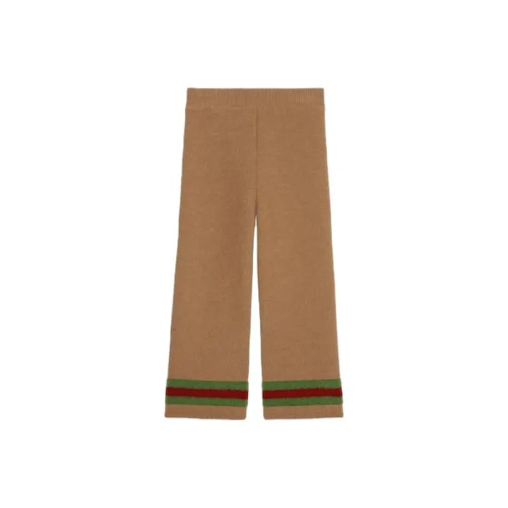 Детские GUCCI Вязаные Спортивные Штаны Хаки