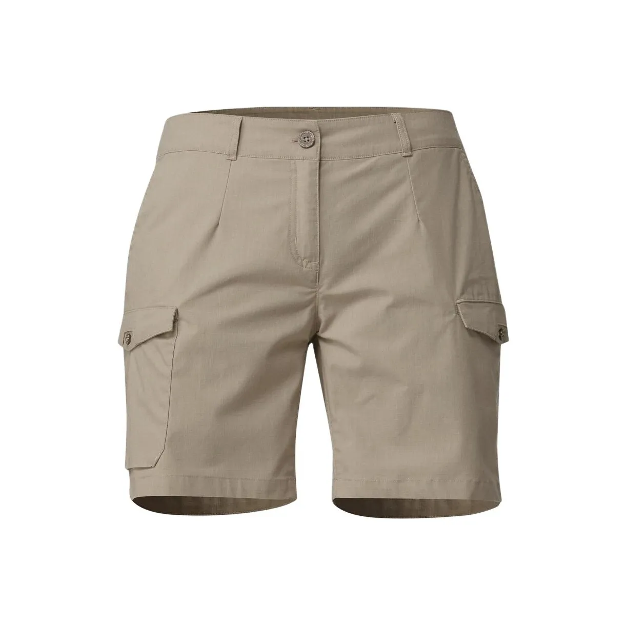 DECATHLON FORCLAZ TRAVEL100 Cargo Shorts Women's Light Coffee