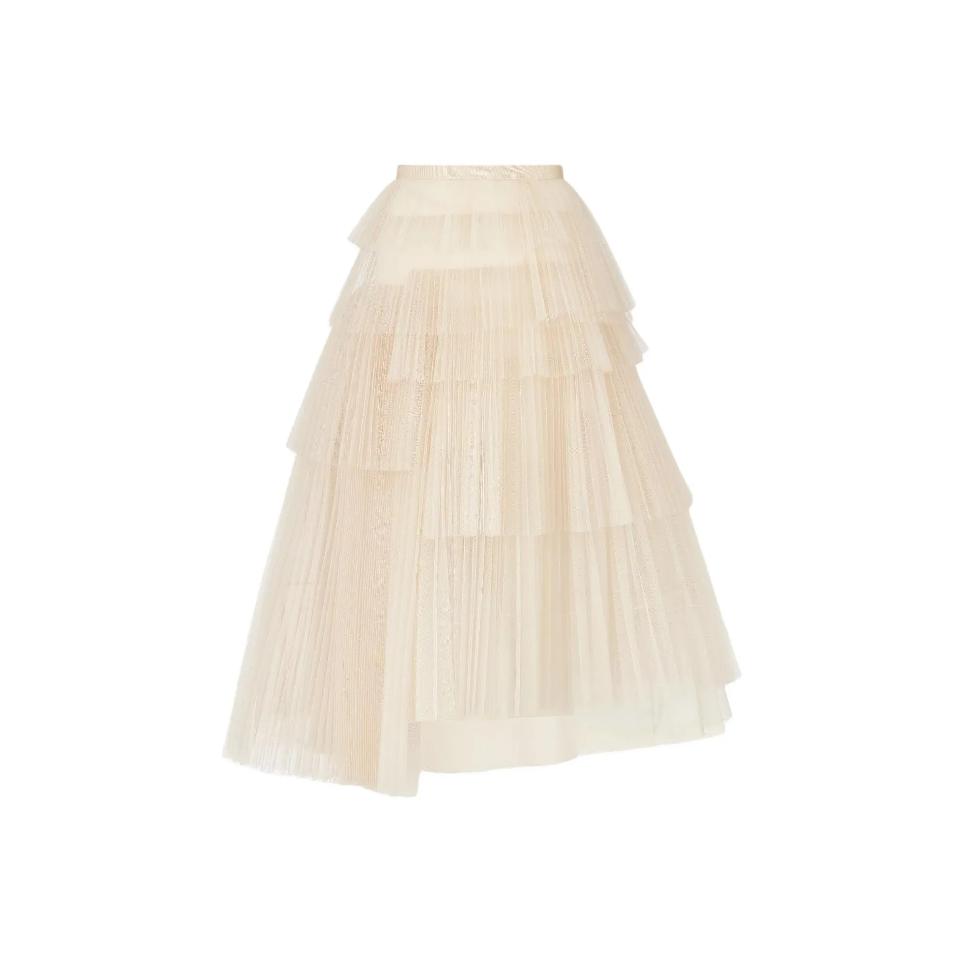 DIOR SS25 Casual Long Skirt Women's Beige