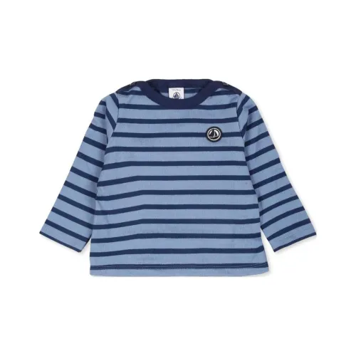 PETIT BATEAU Голубо-серый Детская футболка
