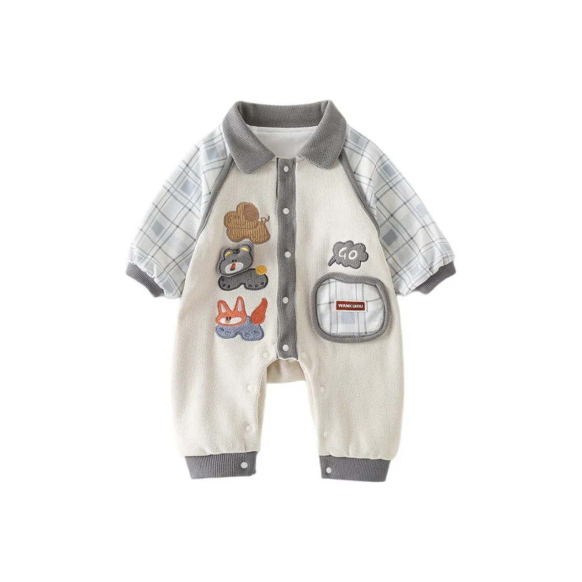 XiaoJinBu Комбинезон Gray Infant и Toddler