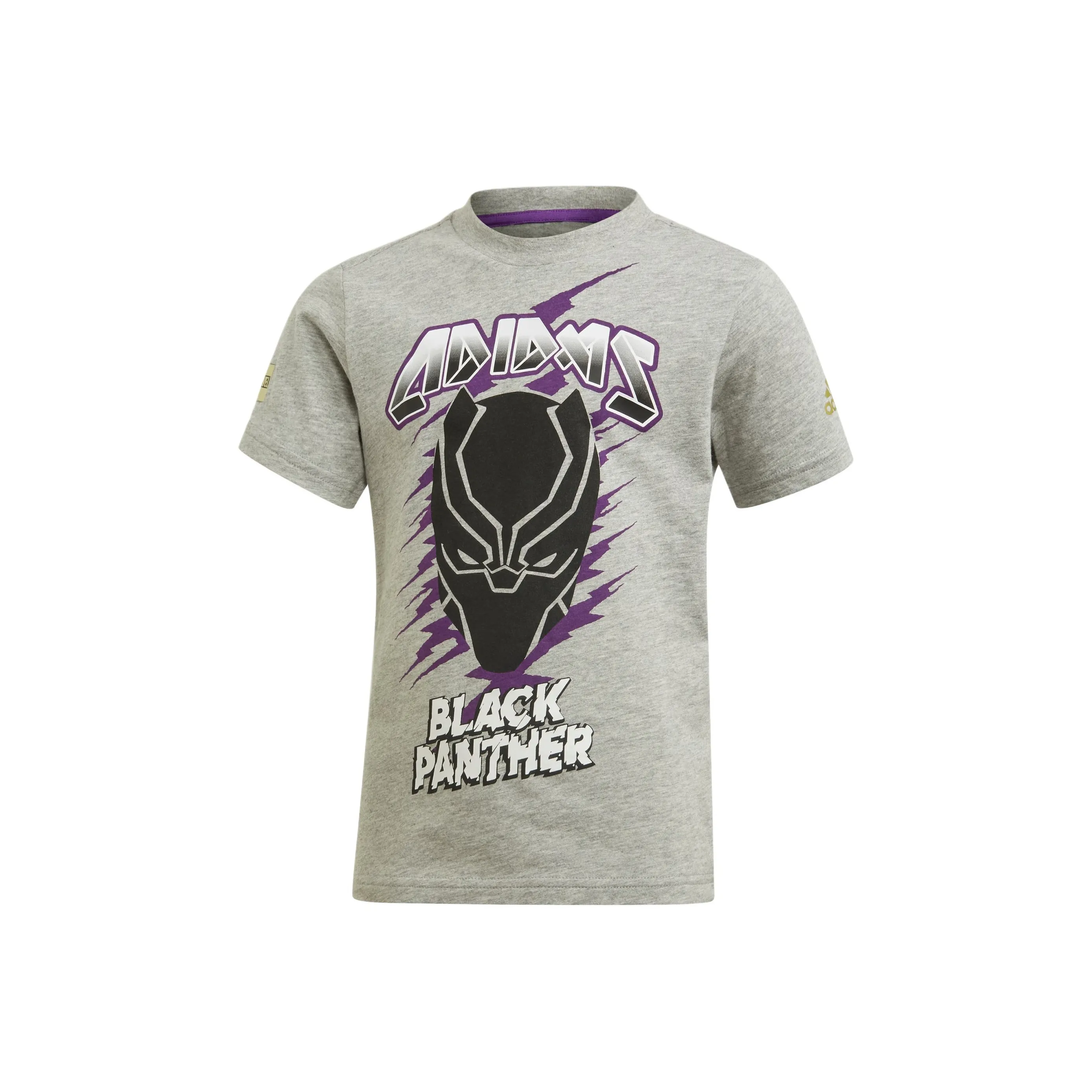 Adidas x MARVEL T-рубашка Средний вересковый серый фиолетовый для детей 3-7 лет