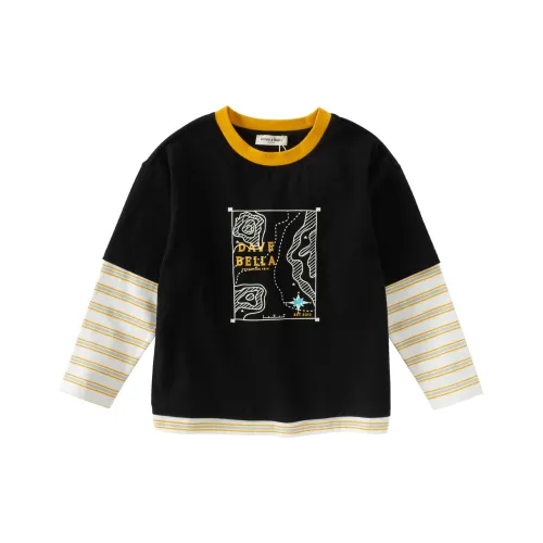 DAVE&BELLA Черные Kids T Рубашки