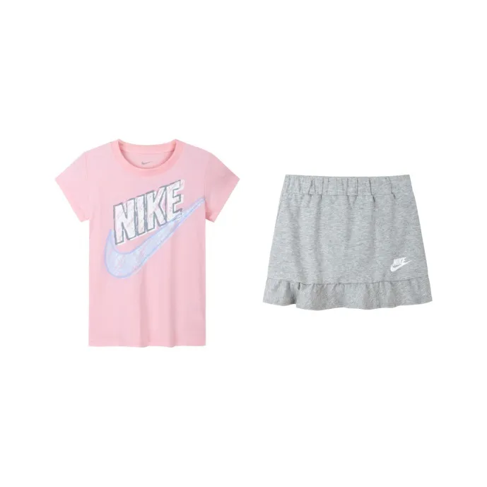 Комплект Nike с юбкой цвет Скальный серый для детей