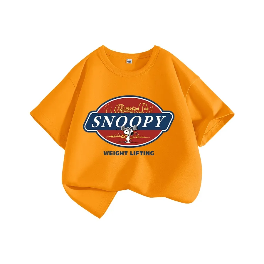 SNOOPY T-Shirt Orange S WEIGHTLIFTING Детский