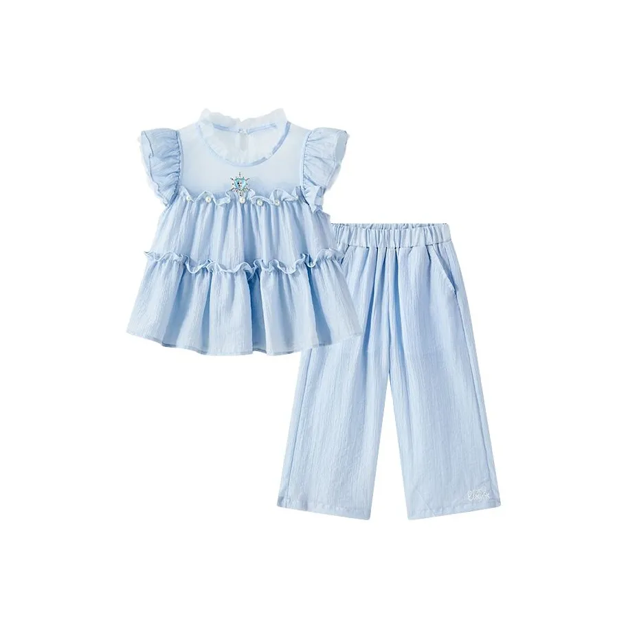 Disney Повседневная спортивная одежда Frozen Collection SS25 Синий для детей 3-7 лет