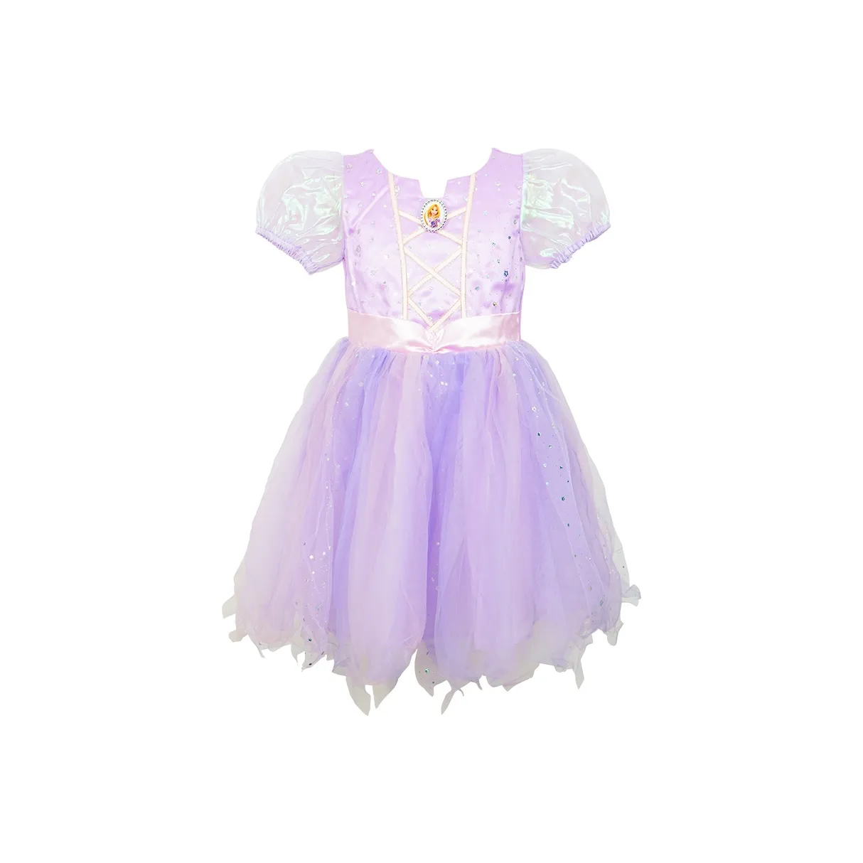 IKALI X Disney Платье Длинное Волосы Принцесса Дети Возраст 3-7 лет