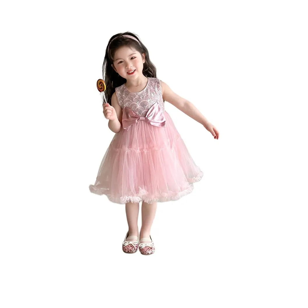 Jiao Ni Платье Розовое для детей 3-7 лет