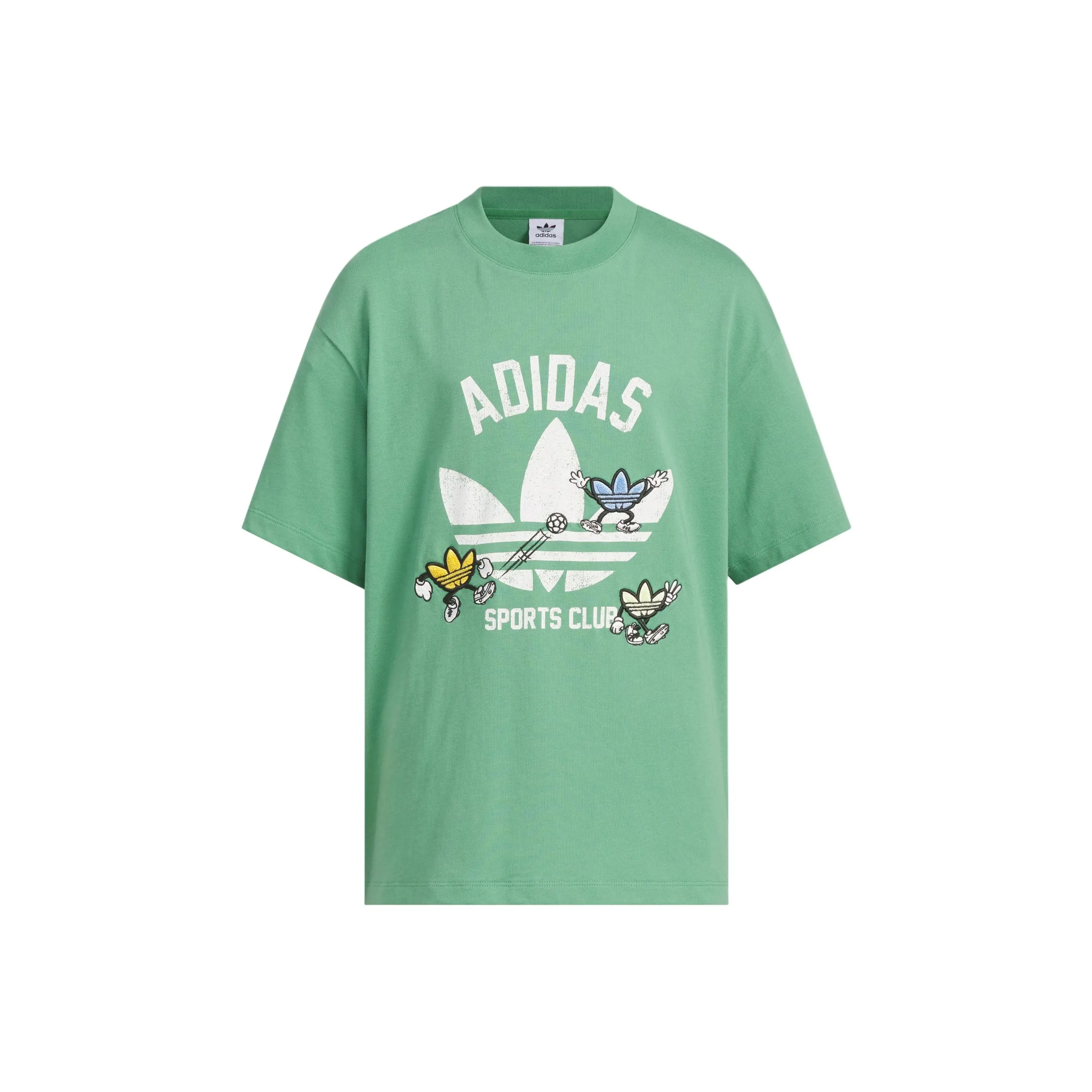 Adidas Originals Ретро T Рубашка Мягкий Зеленый