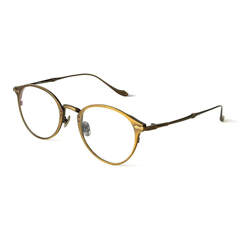 BOELEO Титан Круглые Оправы для Очков Мужские