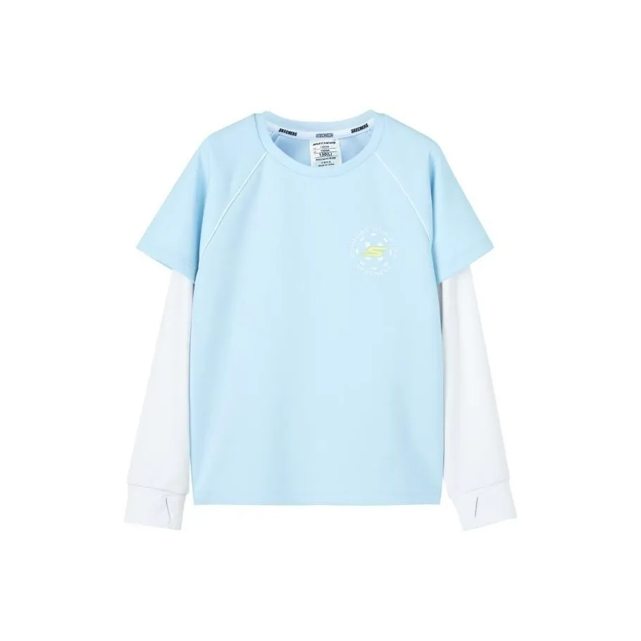 Skechers Kids T-Shirt Cool Aqua Blue Baby