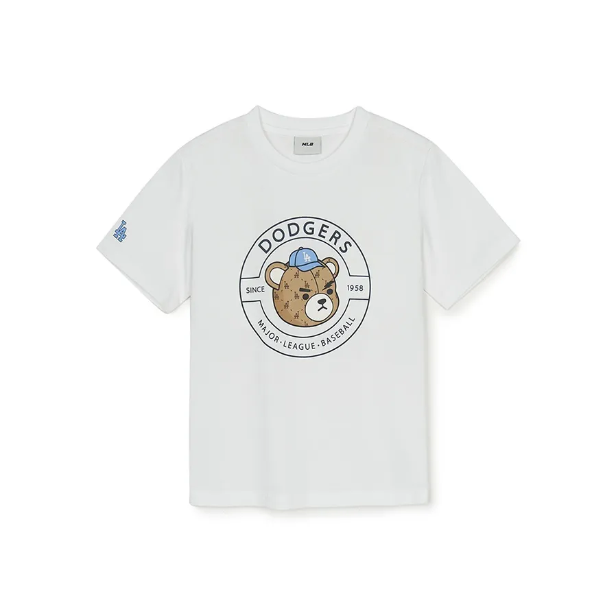 MLB KIDS Лос-Анджелес Доджерс T-рубашка SS25 Белый для детей 3-7 лет