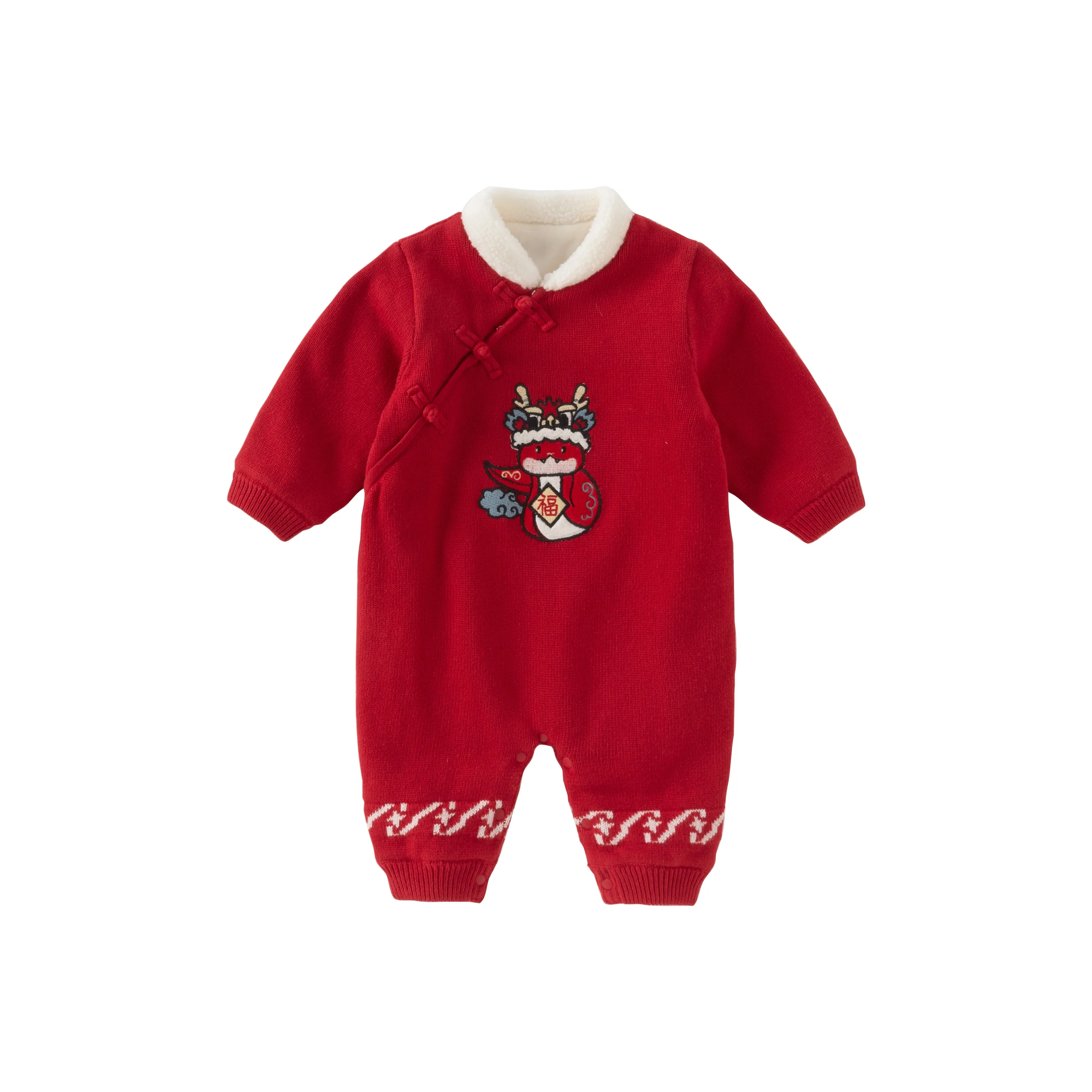 DAVE BELLA Baby Toddler Series Комбинезон Китайский Красный для Младенцев и Детей