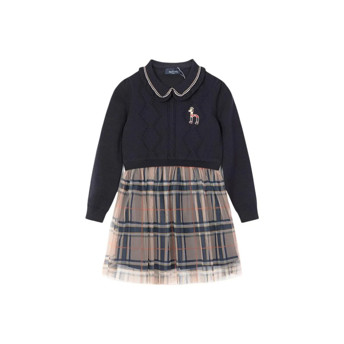 Детский комплект HAZZYS с юбкой темно-синий