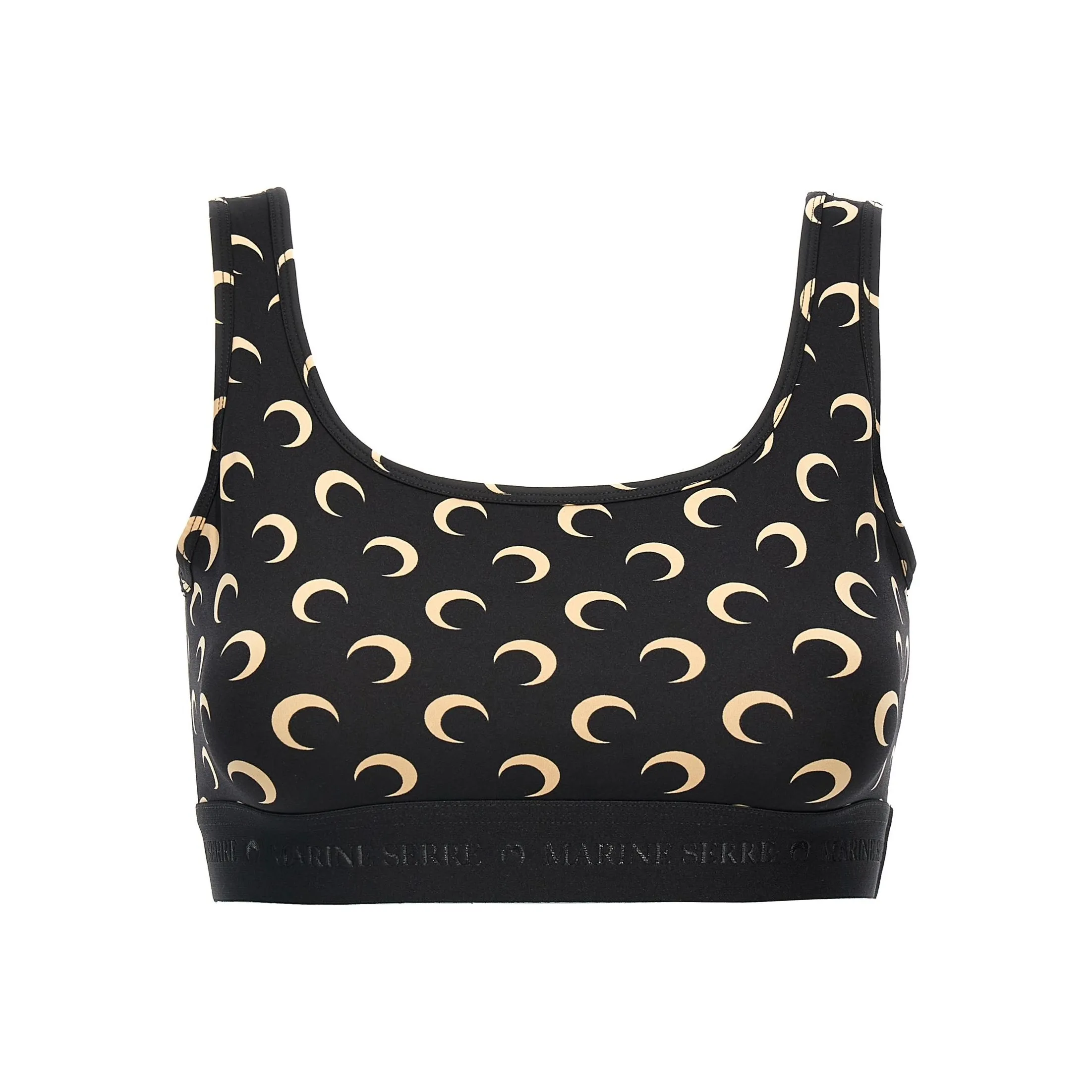 Marine Serre Moon Printed Cropped Top