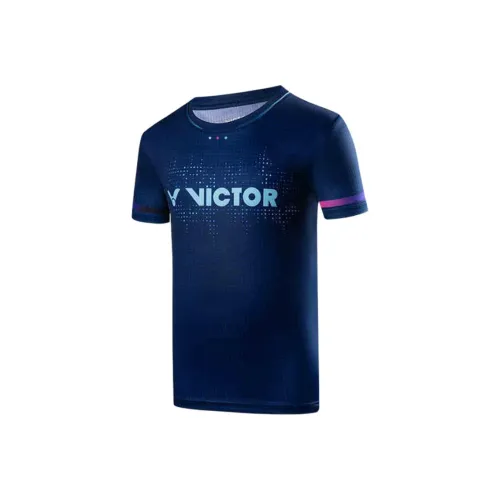 VICTOR Кобальтовый синий Kids T-рубашки