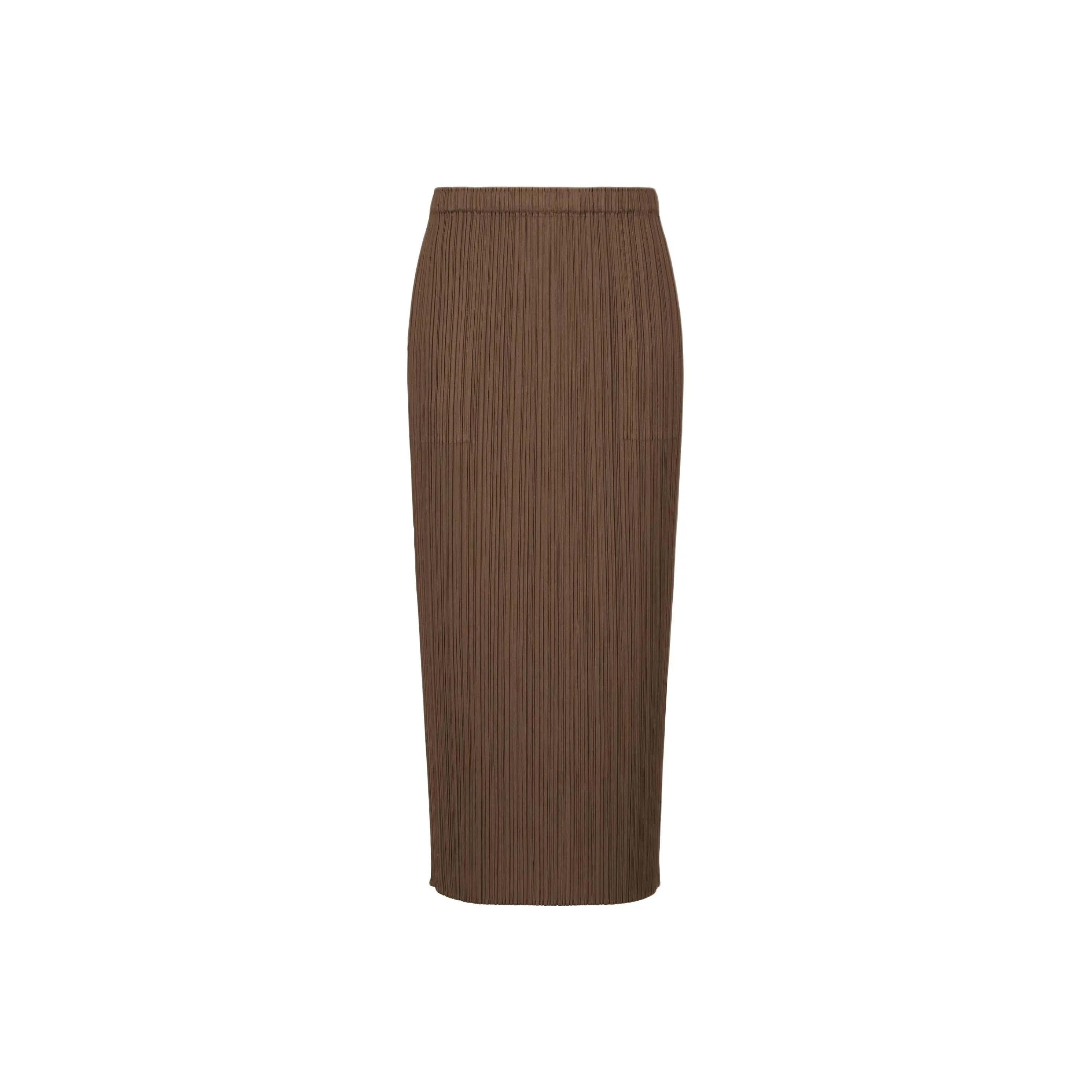 PLEATS PLEASE ISSEY MIYAKE Повседневный Длинный Юбка Женские Коричневый