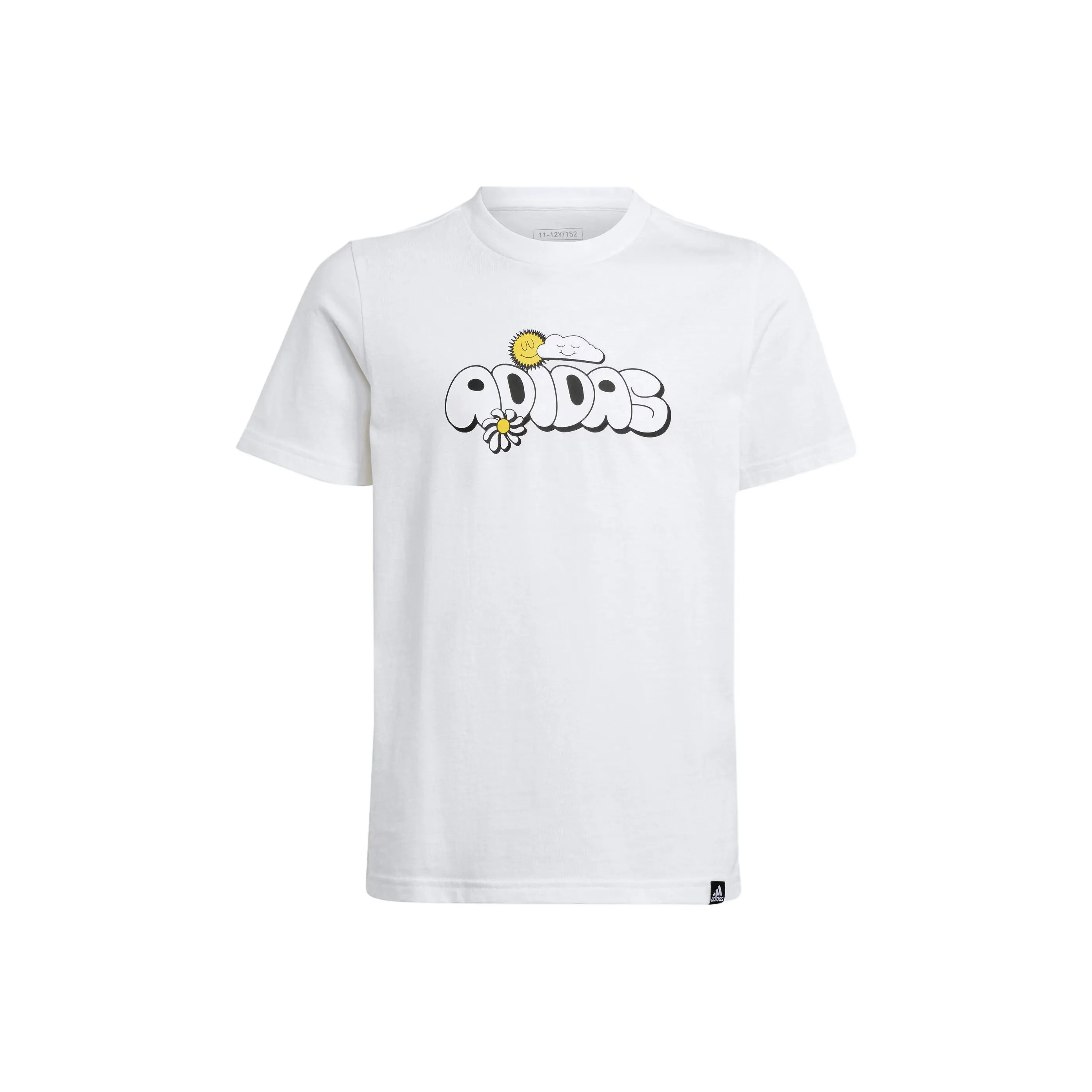 Adidas Белая Унисекс Футболка