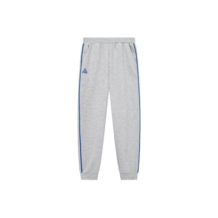 PEAK Вязаные тренировочные штаны светло-серого цвета
