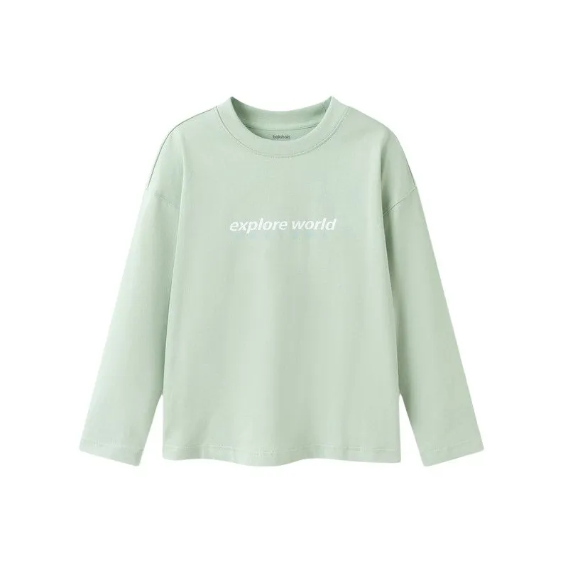 Balabala Розовый зеленый Унисекс Футболка