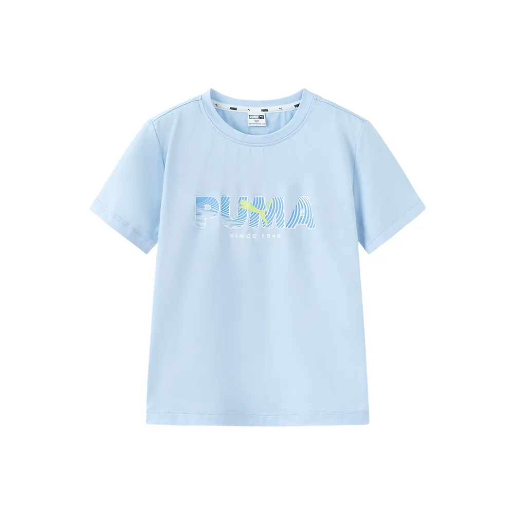 PUMA Performance T-Shirt Ледяной Синий Детский
