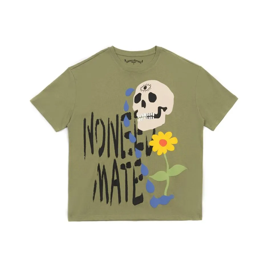 NOMT Армейский зеленый Унисекс Футболка