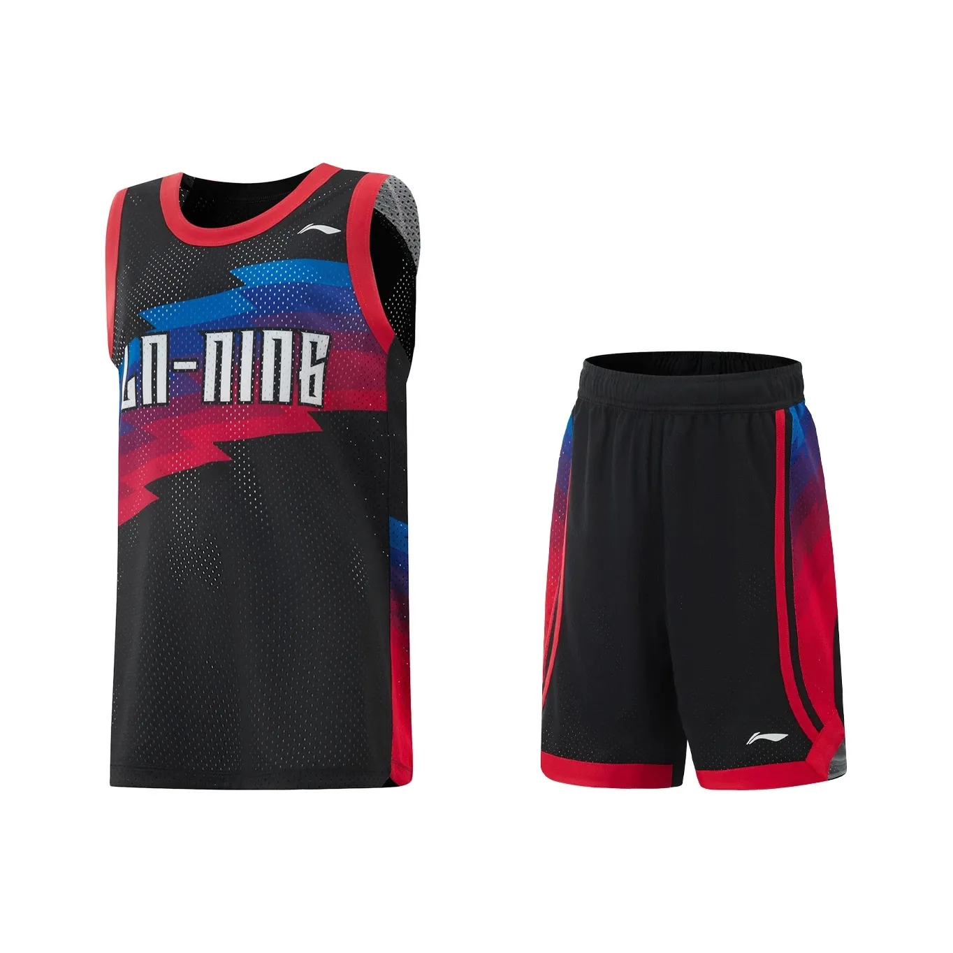 LINING YOUNG Повседневная спортивная одежда Баскетбол SS25 Черный Майка Черные шорты Подростки