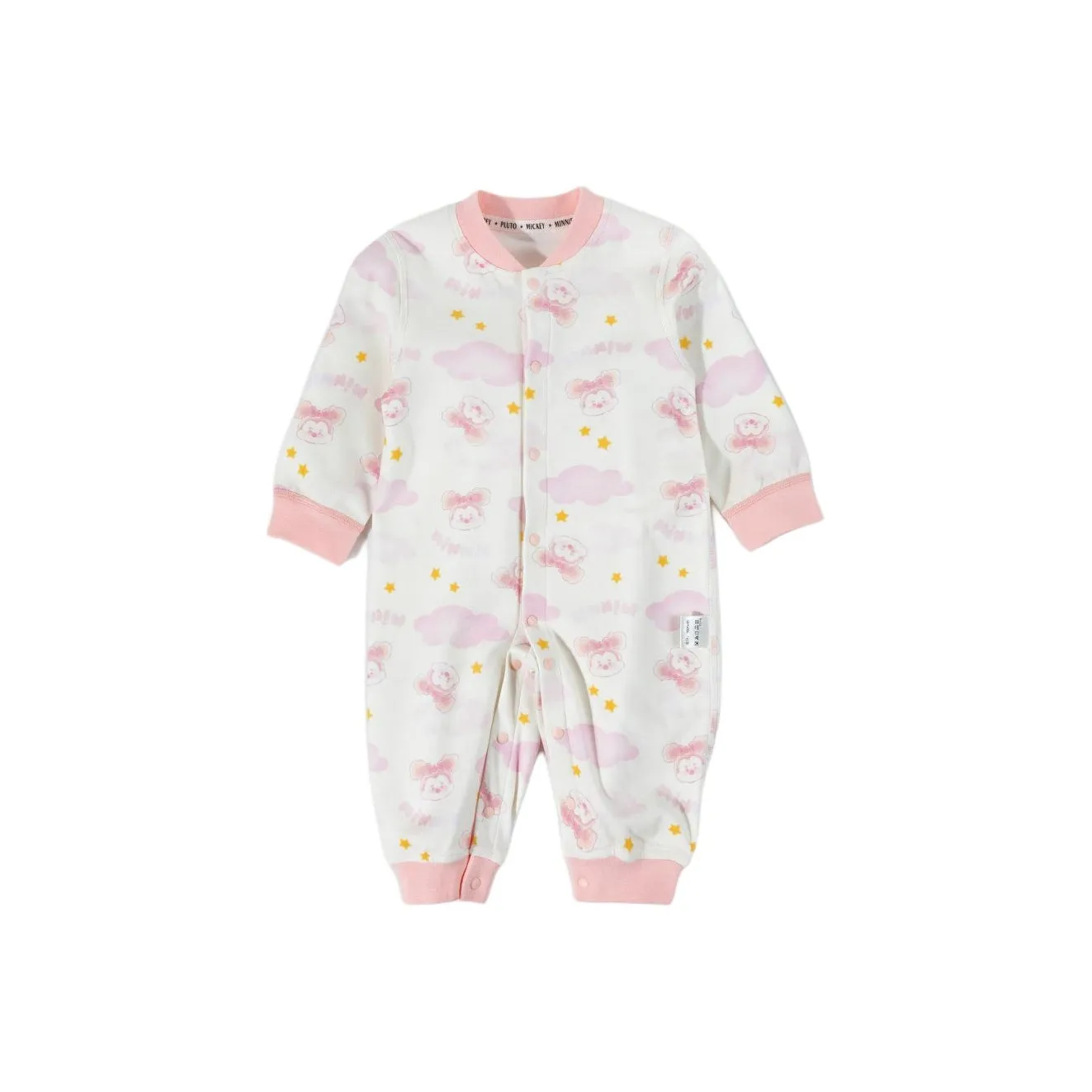 Disney Комбинезон Minnie Series Звезды Полный принт Младенец и Малыш