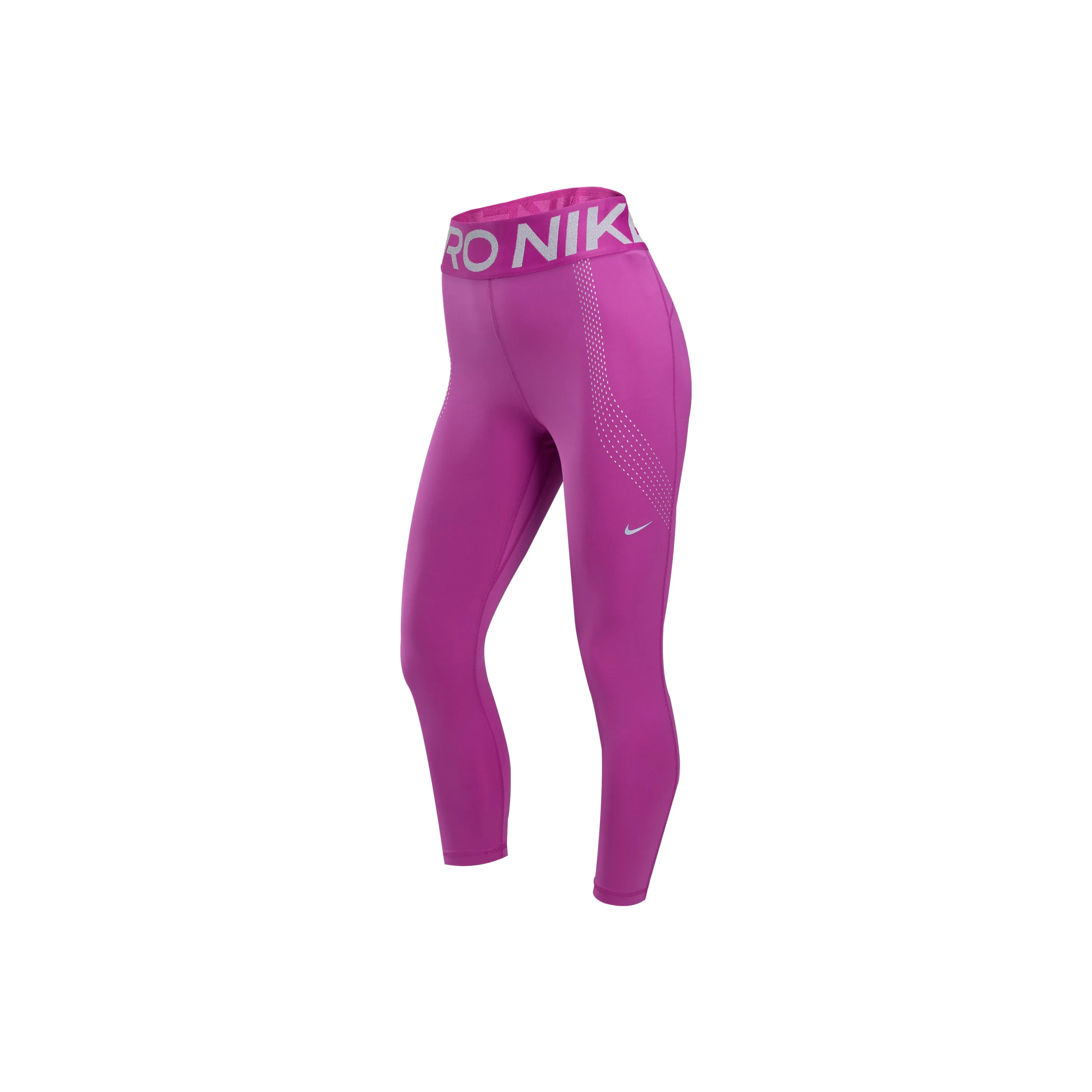 Nike Dri Fit PRO SCULPT Sports Pants Women's Hot Purple Red/Silver